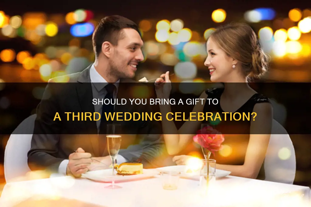 do you give a gift to a 3rd wedding