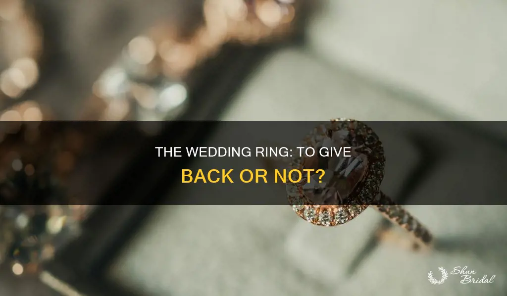 do you give back wedding ring