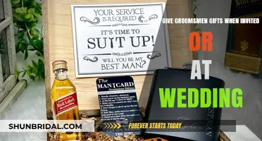 Groomsmen Gifts: When to Give Them – Invitation or Wedding Day?