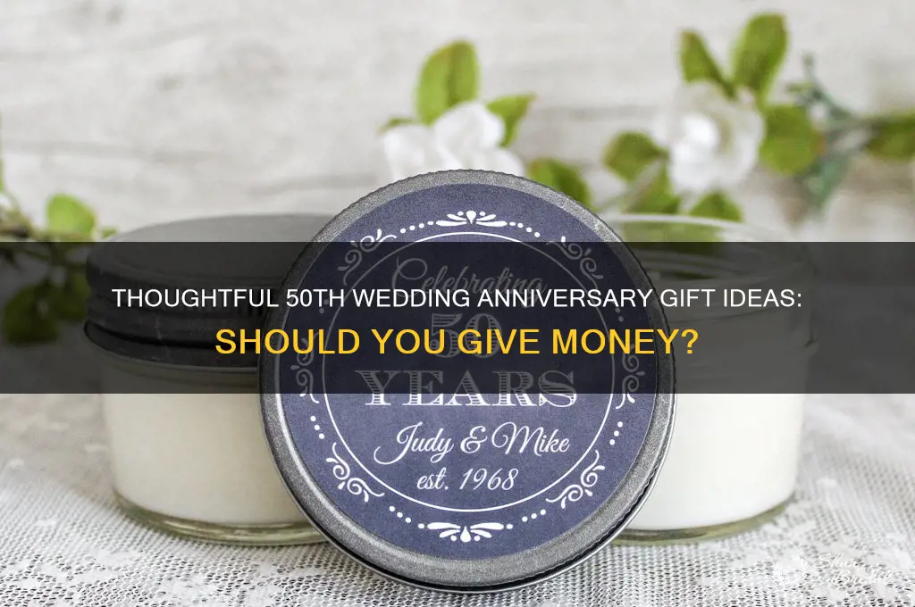 do you give money for a 50th wedding anniversary
