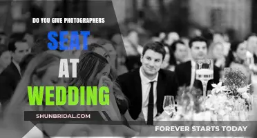 Seating Photographers: Wedding Etiquette and Why It Matters