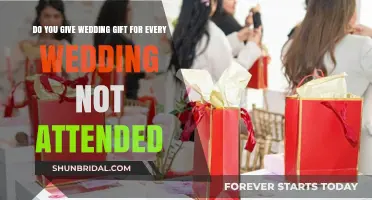 Should You Send a Wedding Gift When You Can't Attend?