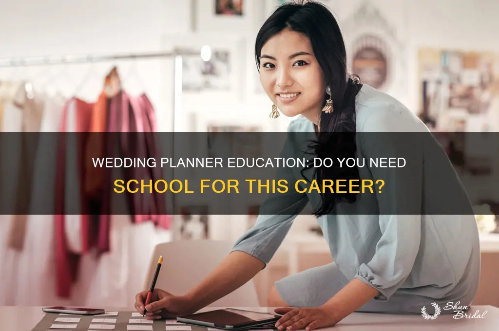 do you go to school to be a wedding planner