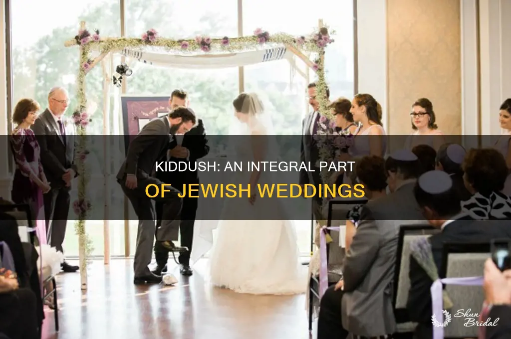 do you have a kiddush at the jeiwsh wedding