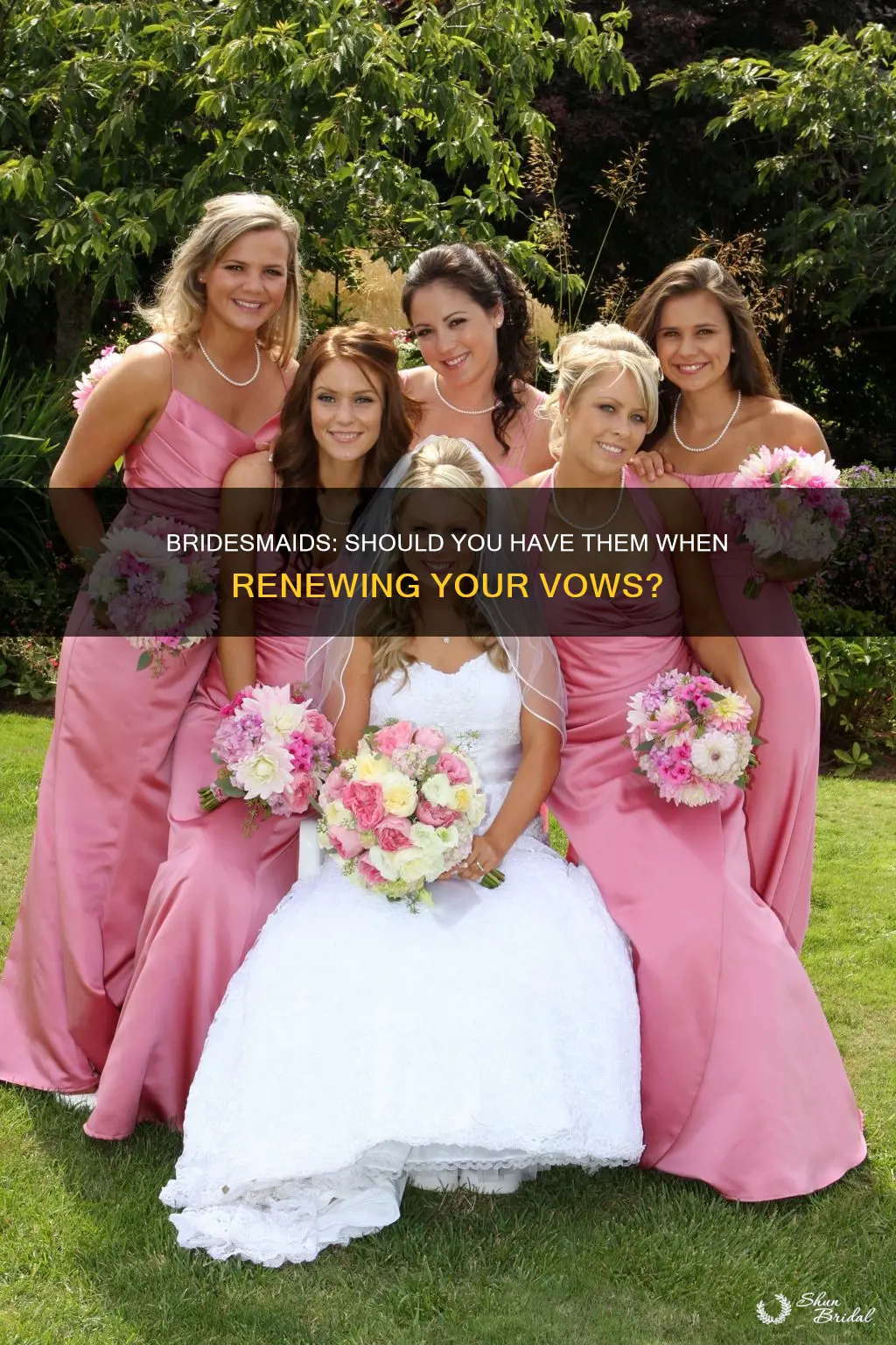 do you have bridesmaids when renewing your vows