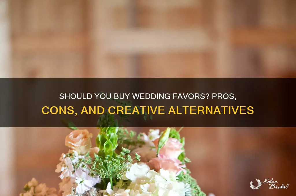 do you have o buy wedding favors