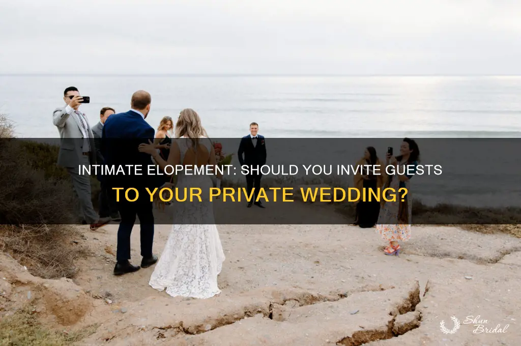 do you have people at your elope wedding