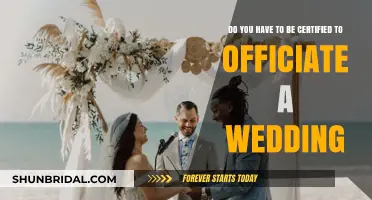 Can You Officiate a Wedding Without Certification? Legal Insights