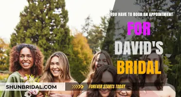 Booking Appointments: David's Bridal's Policy