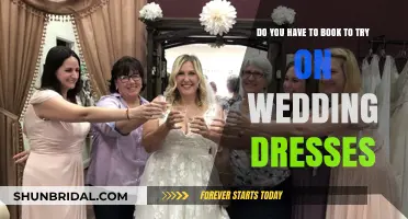Booking Appointments for Wedding Dress Try-Ons: Necessary?
