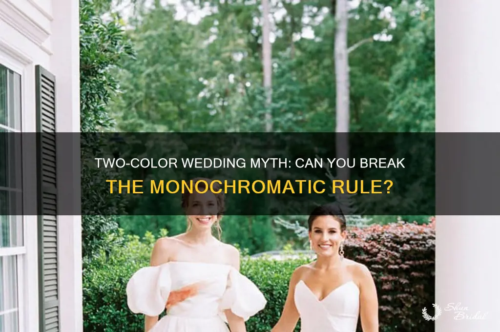 do you have to choose only two colors wedding