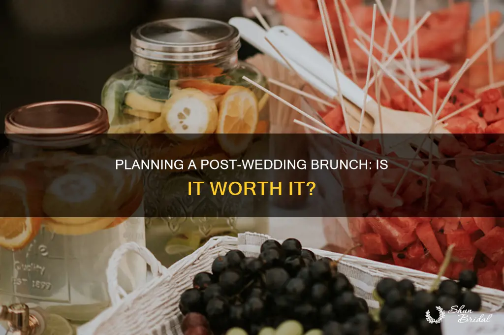 do you have to do a post wedding brunch