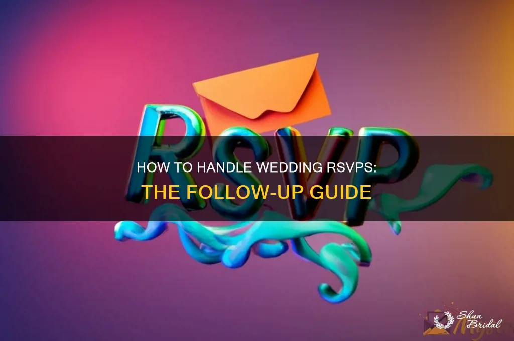 do you have to follow up on wedding rsvps