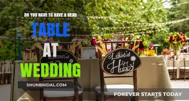 Head Table at Wedding: Necessary or Not?