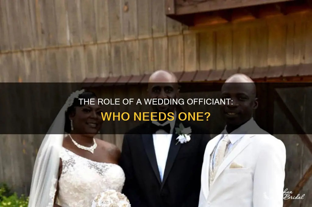 do you have to have a prececional at wedding