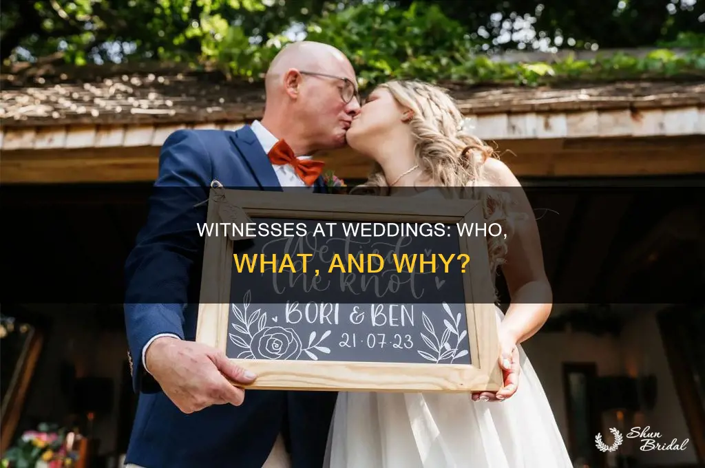 do you have to have a witness at your wedding