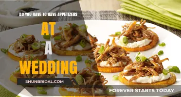 Appetizers at Weddings: Are They Necessary?