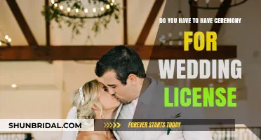 Wedding License Ceremony: Is It Required for Legal Marriage?