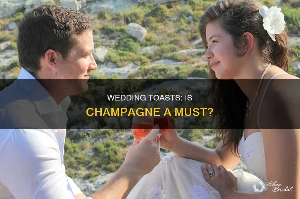do you have to have champagne for wedding toast