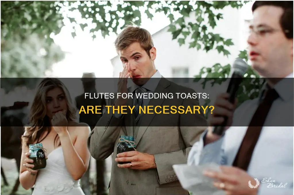 do you have to have flutes for wedding toast