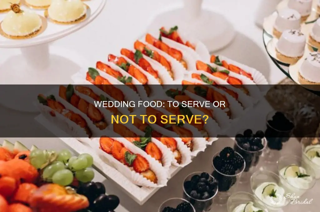 do you have to have food at a wedding