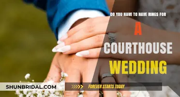Courthouse Weddings: Rings, an Optional Affair