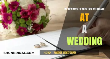 Witnesses at Weddings: How Many Are Needed?