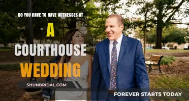 Witnesses at a Courthouse Wedding: Who, What, Why?