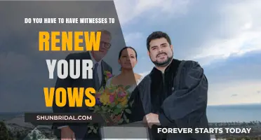 Renewing Vows: Are Witnesses Required for Your Ceremony?