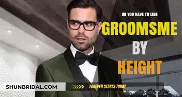 Should Groomsmen Line Up by Height? Wedding Party Arrangement Tips