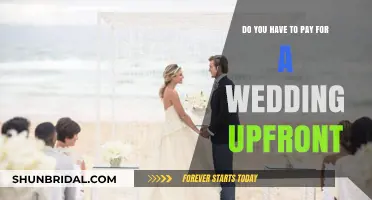 Paying for Your Wedding: Upfront Costs and Financial Planning Tips