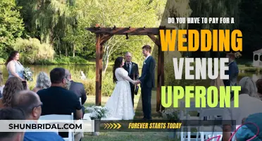 Wedding Venue Payment: When and How Much to Pay Upfront?