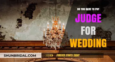 Do You Pay a Judge to Officiate Your Wedding?