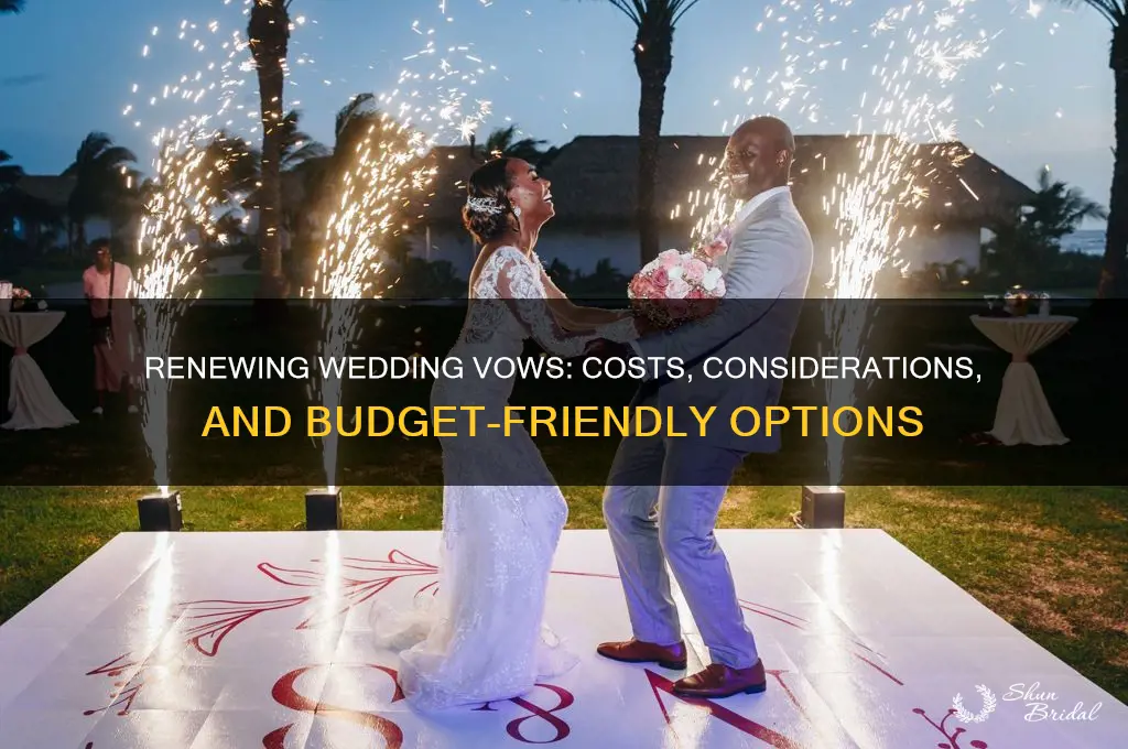 do you have to pay to renew your wedding vows