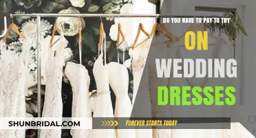 Trying on Wedding Dresses: Is It Free?