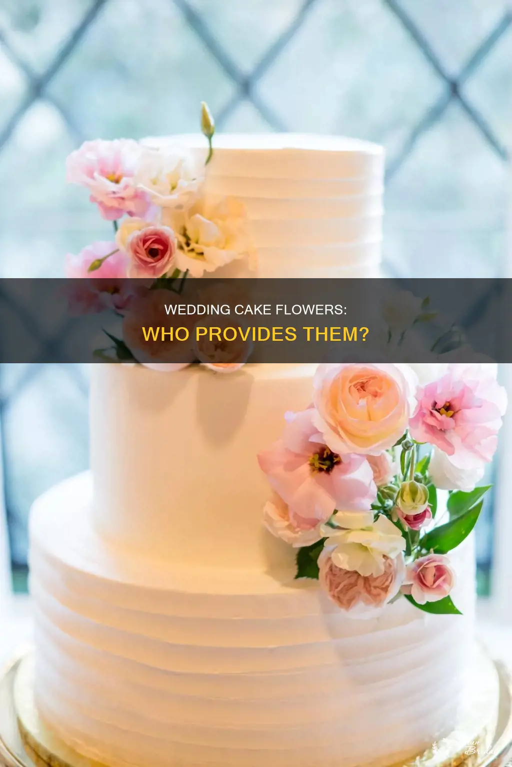 do you have to provide flowers for wedding cake