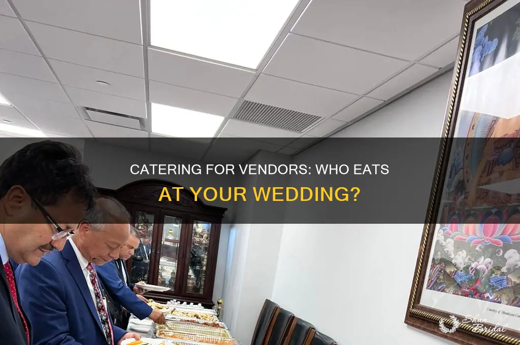 do you have to provide food for wedding vendors