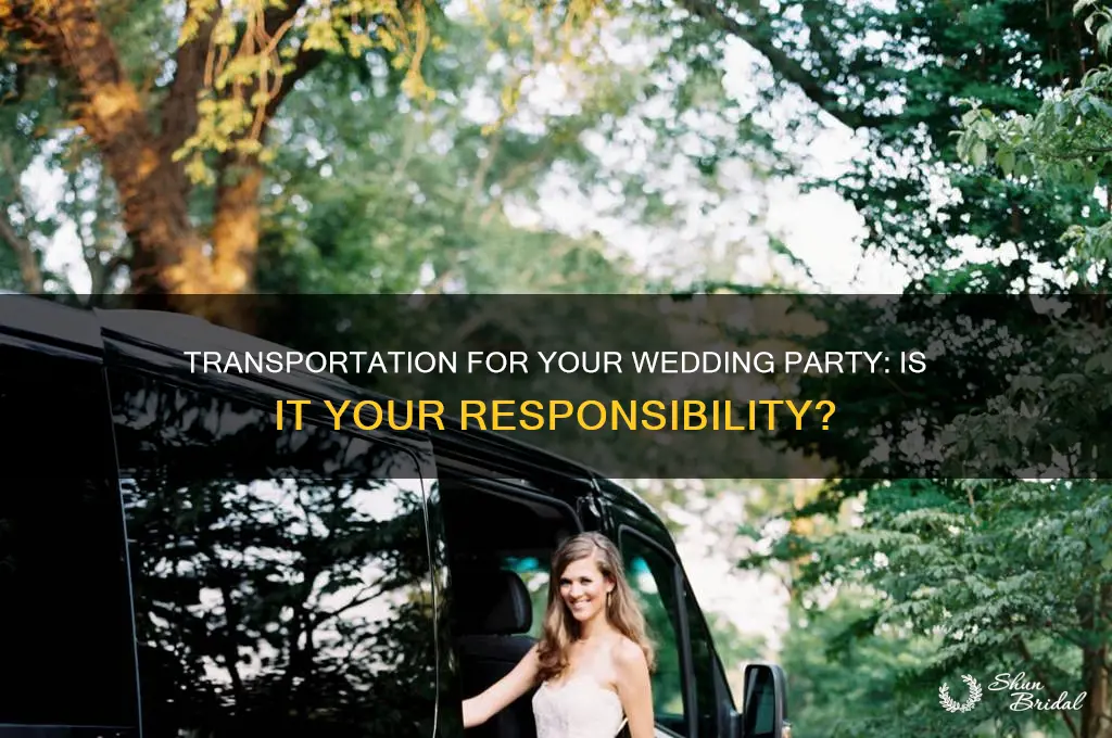 do you have to provide transportation for the wedding party