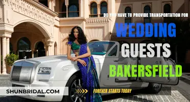 Wedding Guest Transportation in Bakersfield: Is It Your Responsibility?