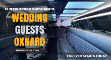 Oxnard Wedding Guest Transportation: Is It Your Responsibility?