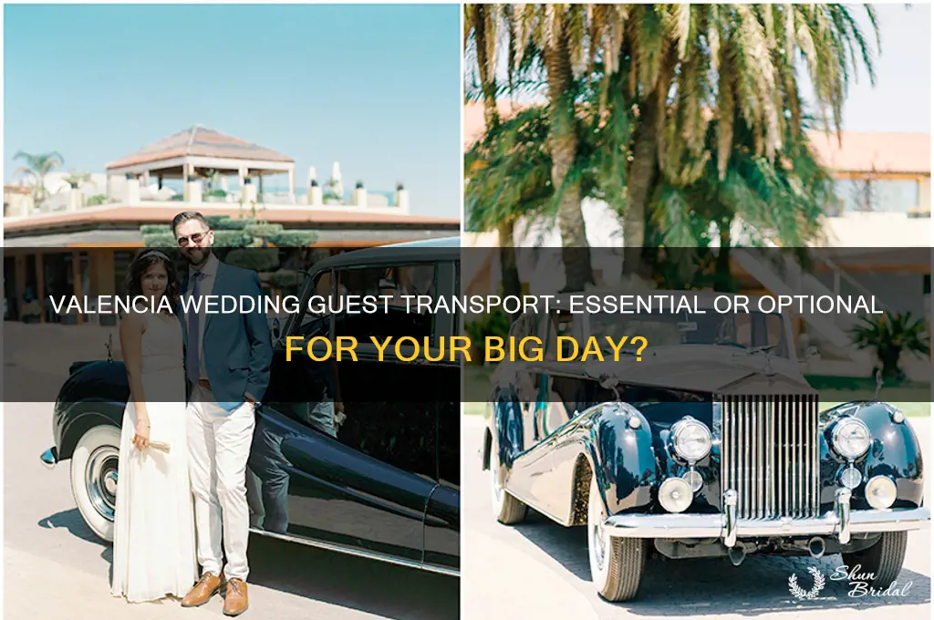 do you have to provide transportation for wedding guests valencia