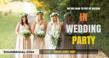 Should You Include Your Boyfriend's Sisters in Your Wedding Party?