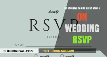 Should You Include Guest Names on Wedding RSVP Cards?