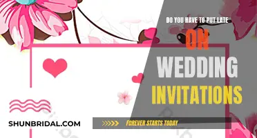 Wedding Invitations: Late Notices and Etiquette