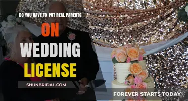 Understanding Wedding License Parent Details