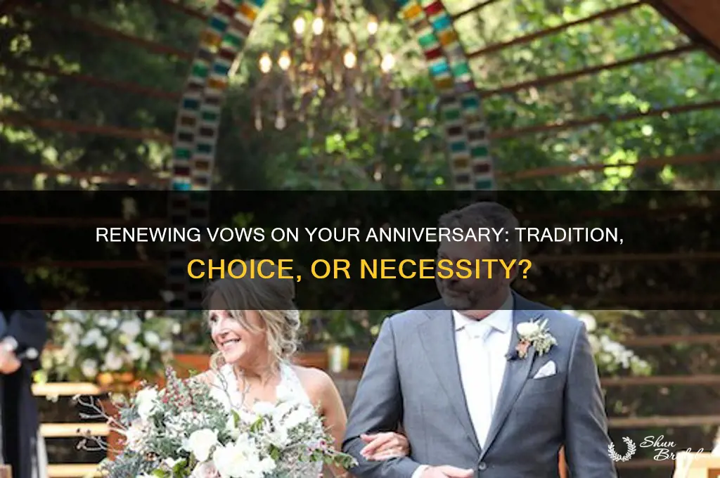 do you have to renew vows on your anniversary