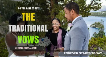 Traditional Vows: Are They Necessary for Your Wedding Ceremony?