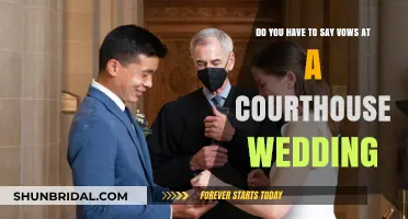 Courthouse Wedding Vows: Are They Required or Optional?