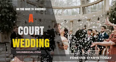 Court Weddings: Schedule or Just Show Up?