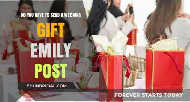Emily Post's Guide: Wedding Gift Etiquette and Obligations Explained